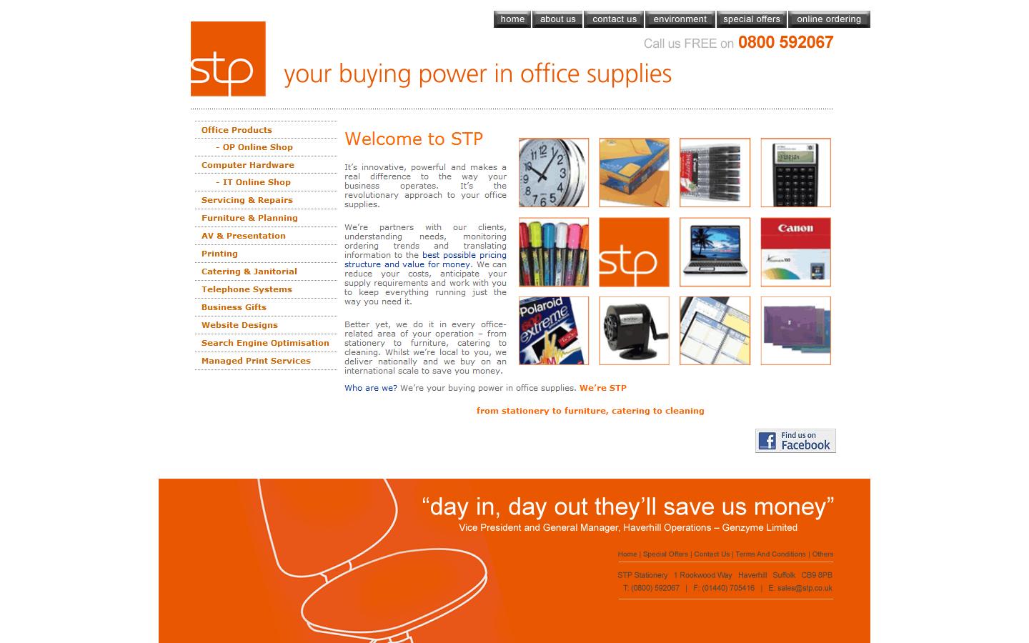 STP Stationery Website