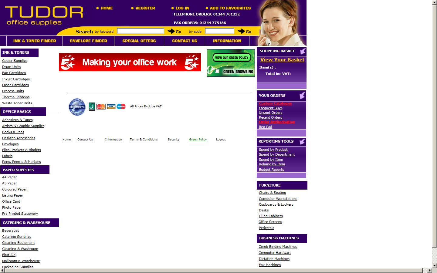 Tudor Business Forms Ltd Website