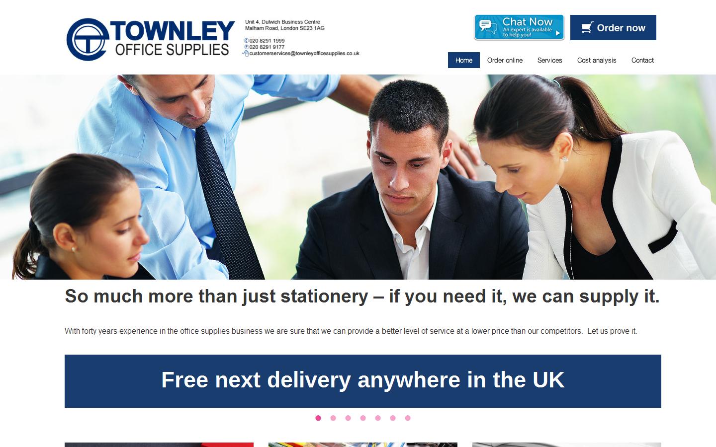 Townley Office Equipment Website