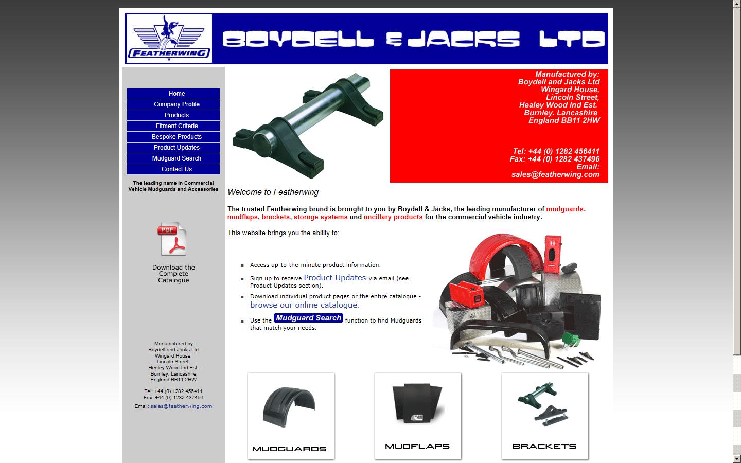 Boydell & Jacks Ltd Website