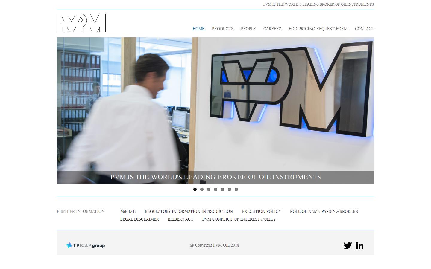 P V M Oil Associates Ltd Website