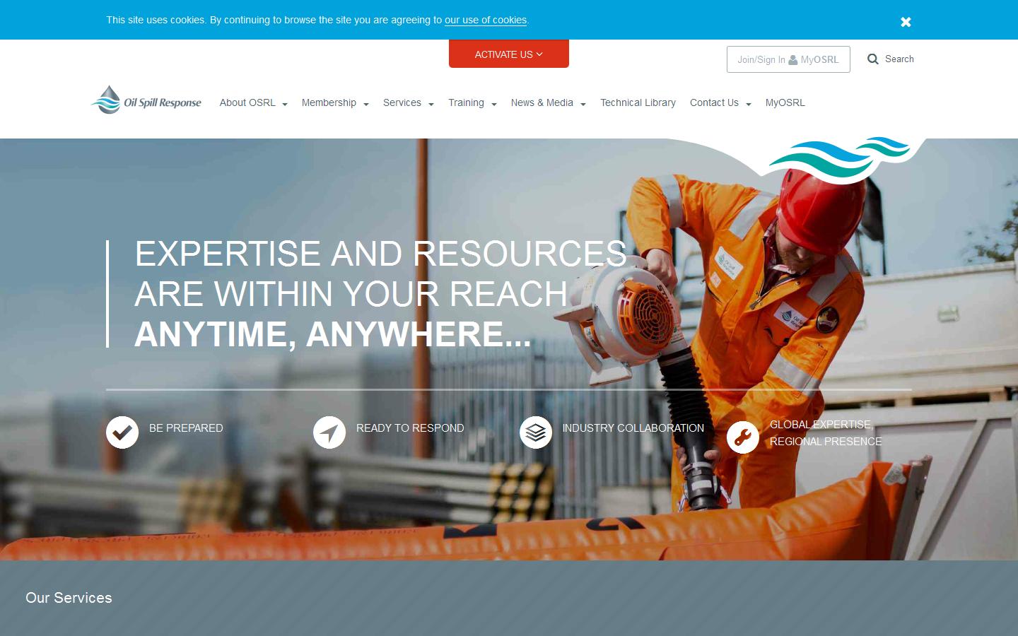 Oil Spill Response Ltd Website