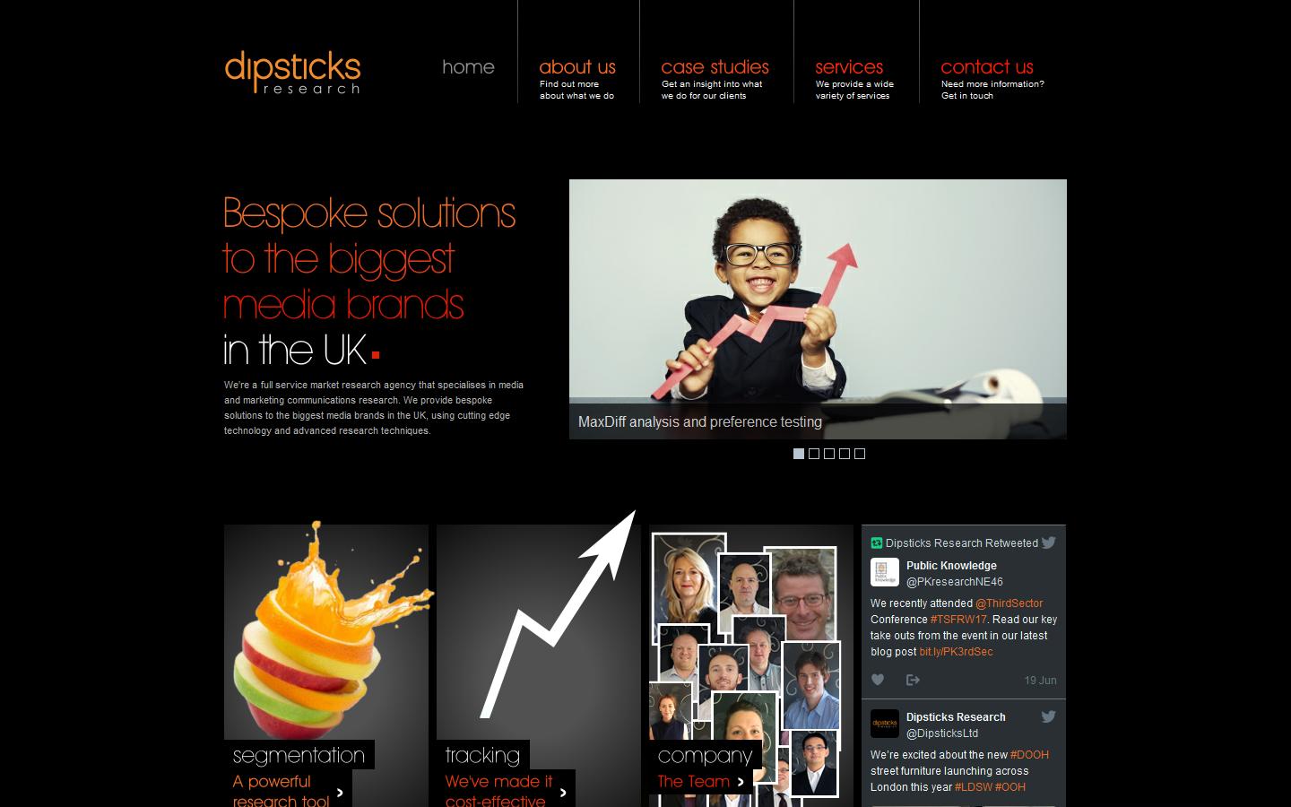 Dipsticks Research Ltd Website