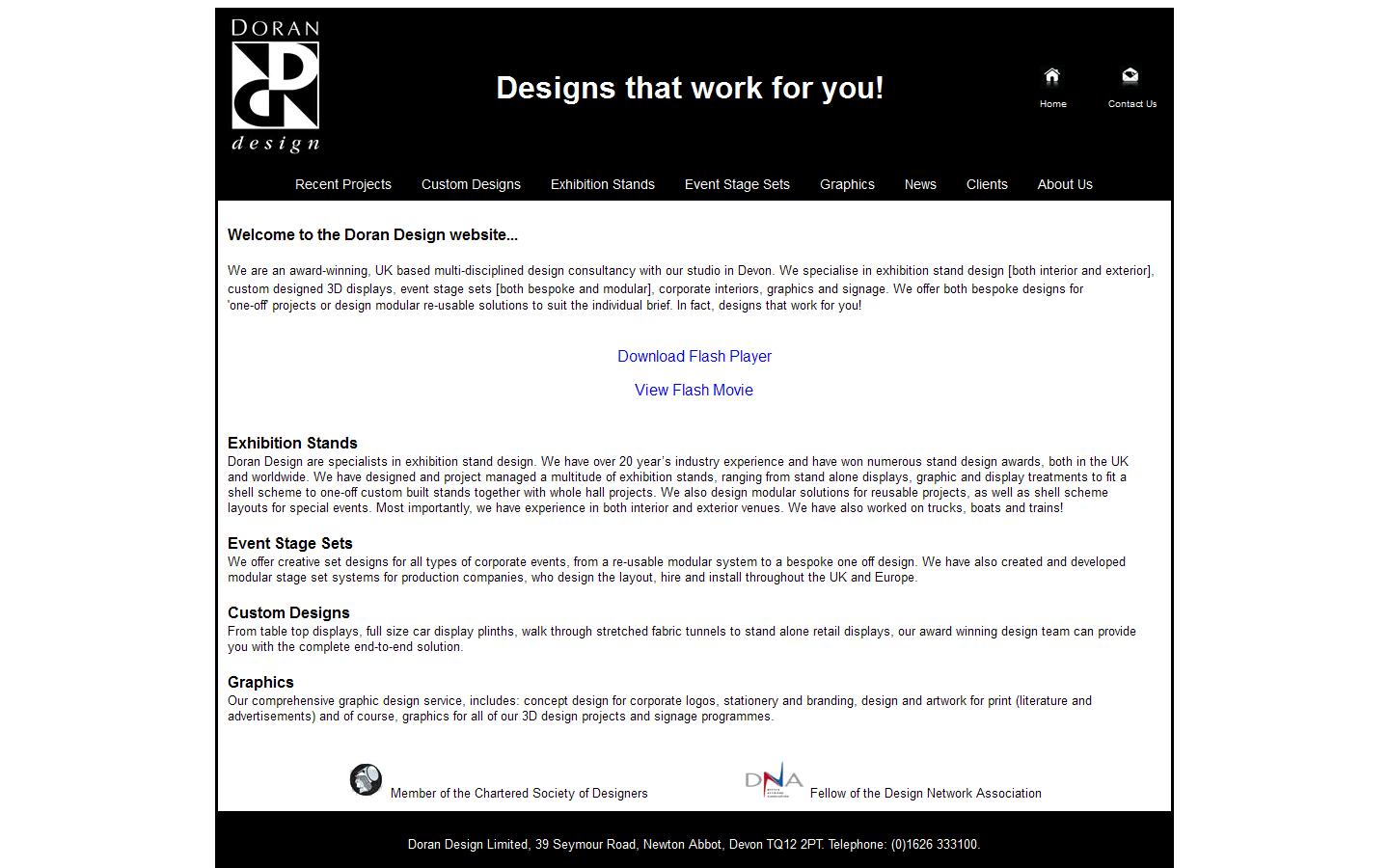 Doran Design Ltd Website