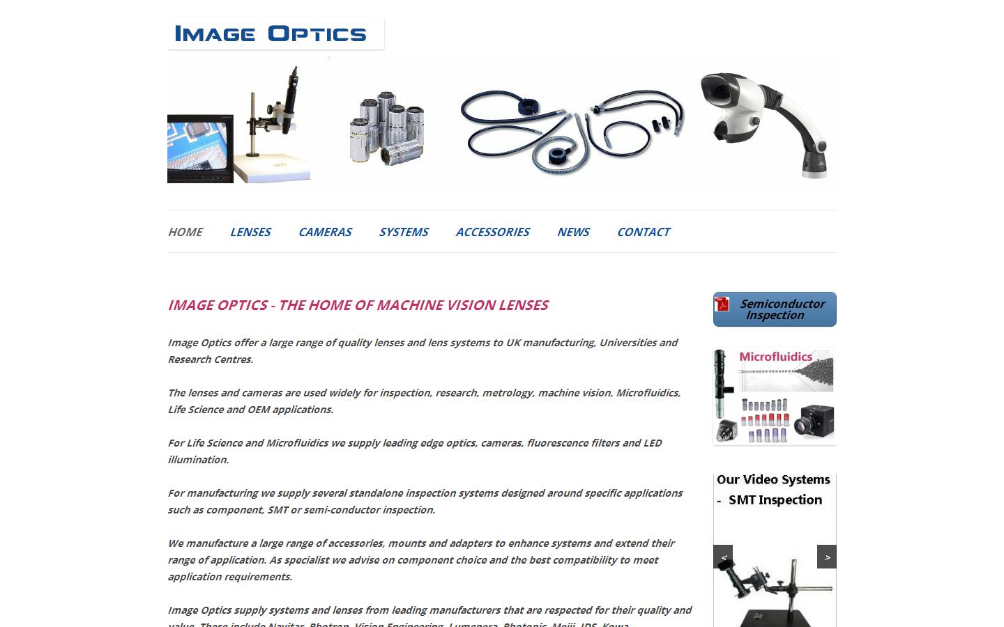 Image Optics Ltd Website