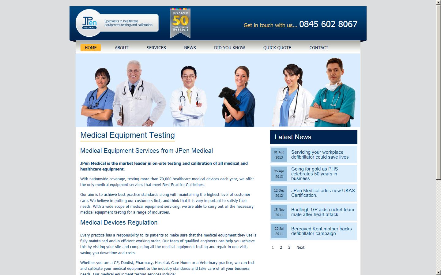 JPen Medical Website