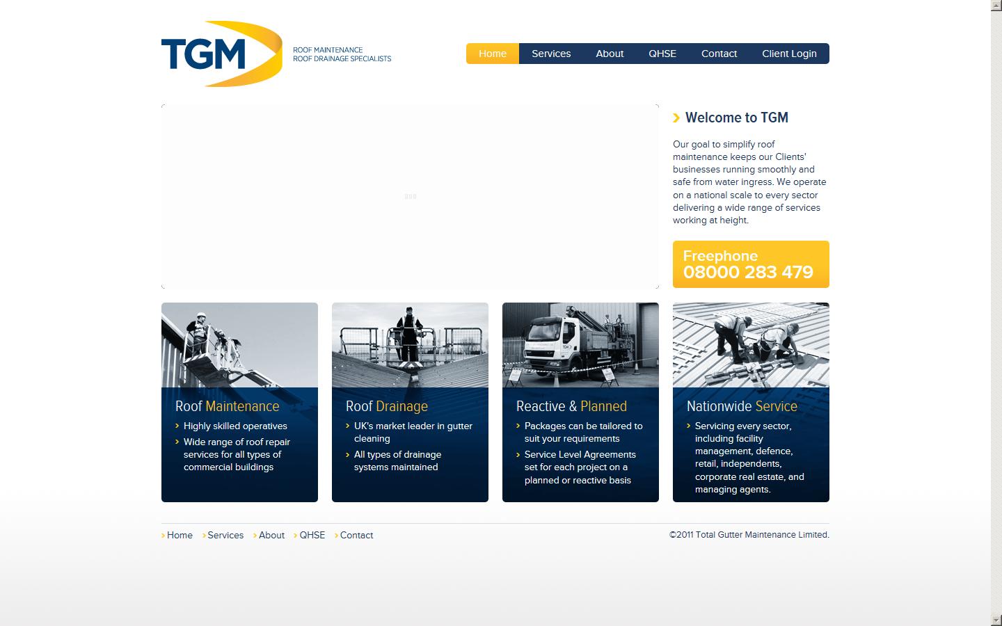 Total Gutter Maintenance Ltd  Website