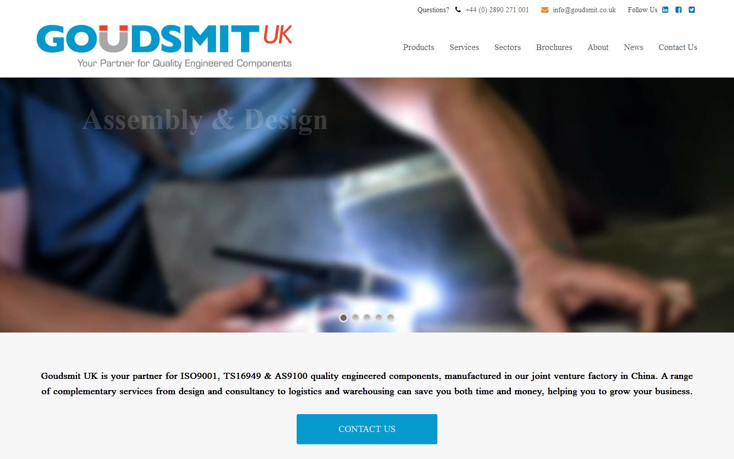 Goudsmit UK Ltd  Website