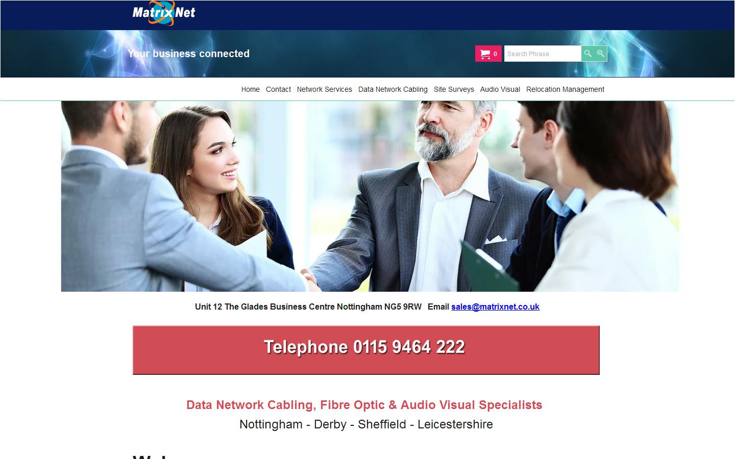 Matrix Net Ltd Website