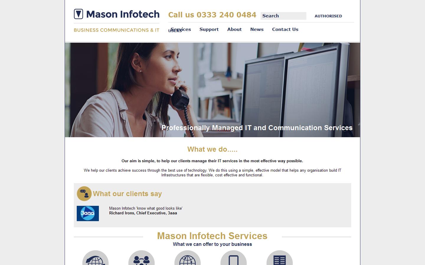 Mason Infotech Website