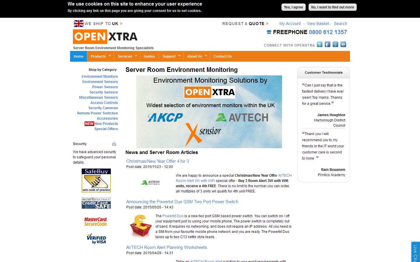 Openxtra Ltd Website
