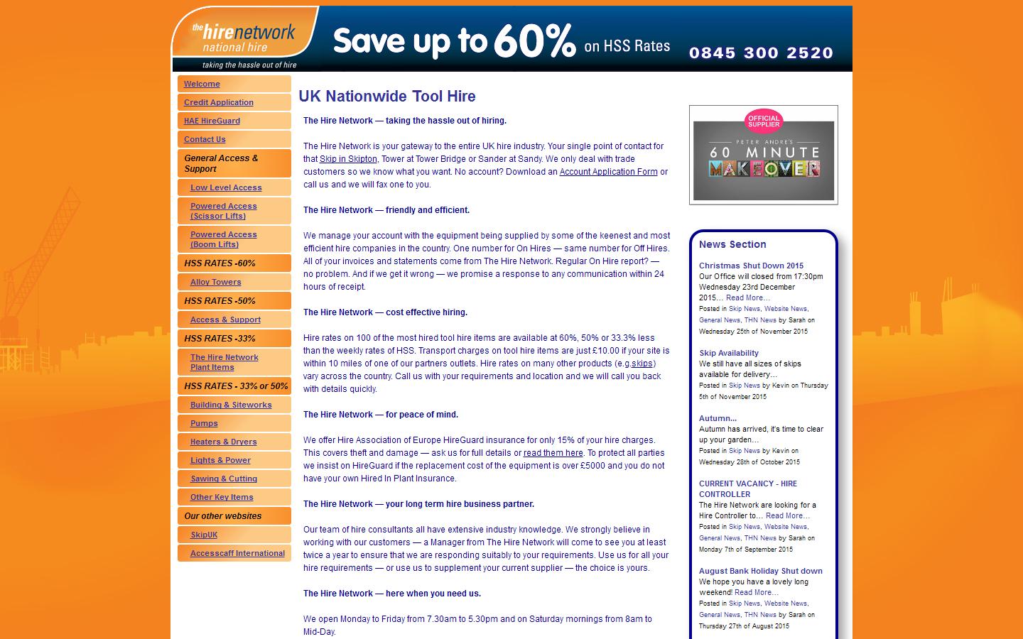 The Hire Network Website