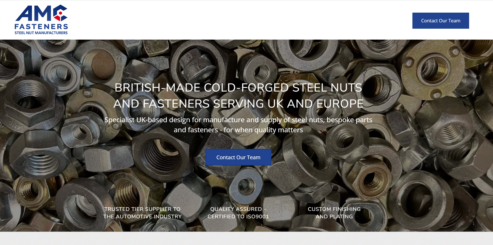 AMC (UK) Fasteners Ltd Website