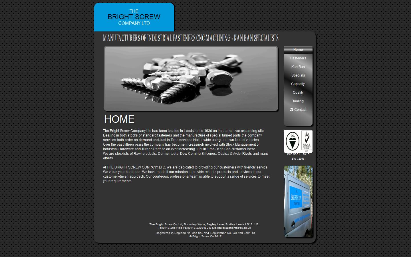 Bright Screw Co Ltd Website