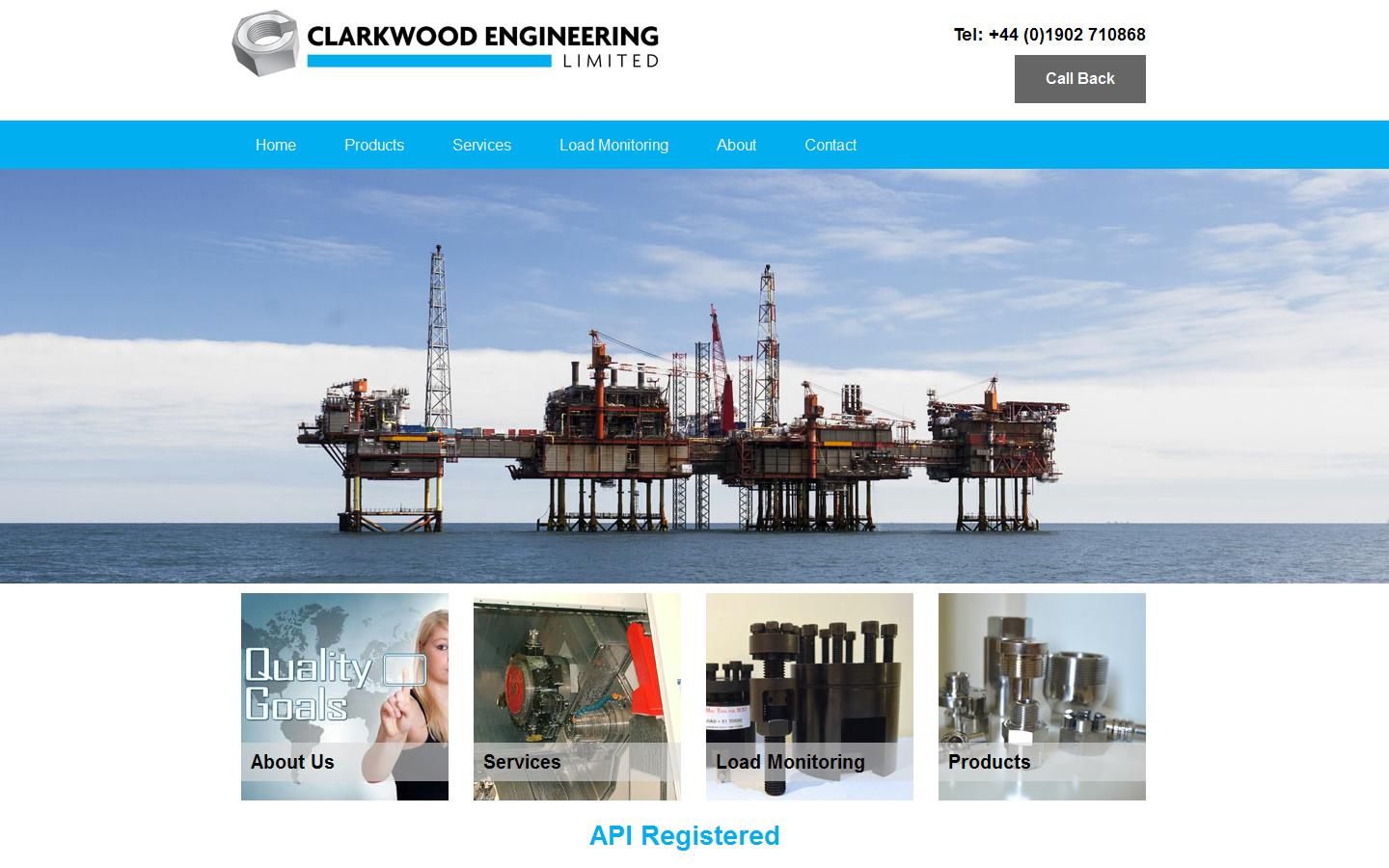 Clarkwood Engineering Ltd Website