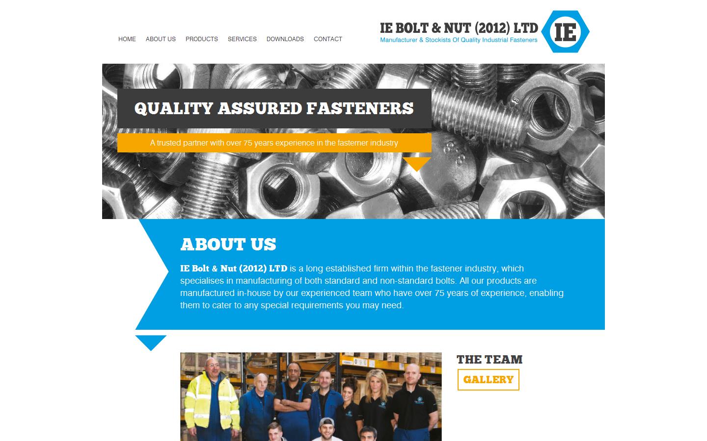 I E Bolt & Nut Ltd Website