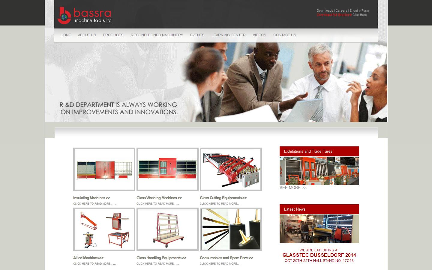 Bassra Machine Tools Website