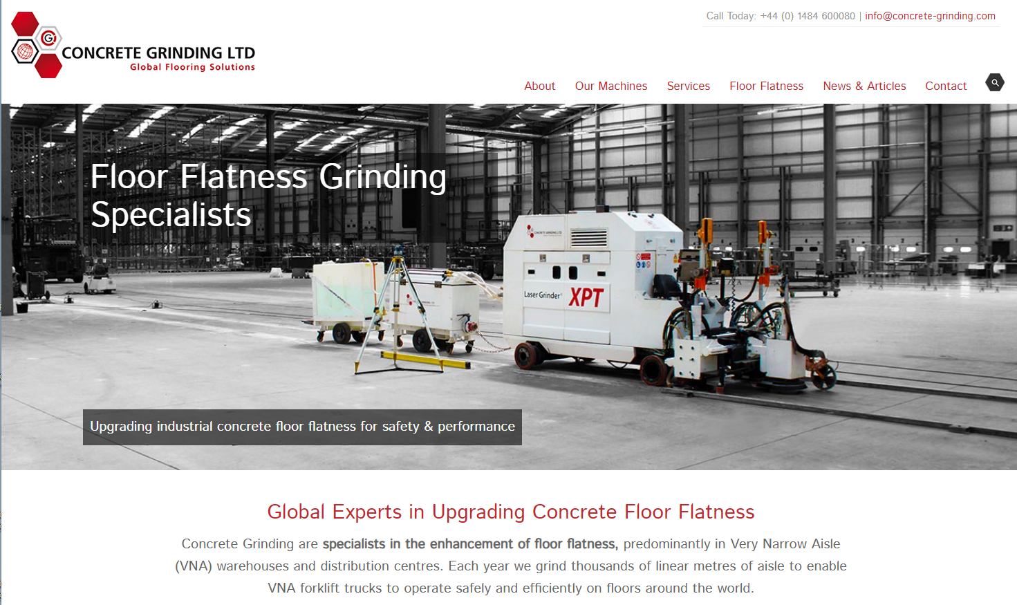 Concrete Grinding Website