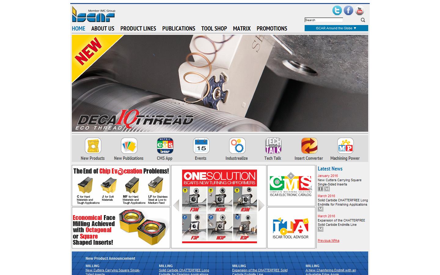 Iscar Tools Ltd Website
