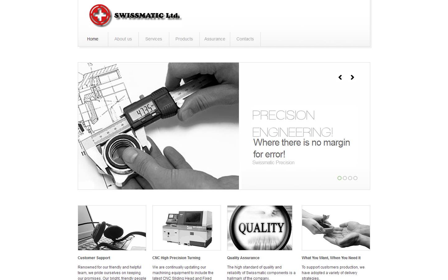 Swissmatic Ltd Website