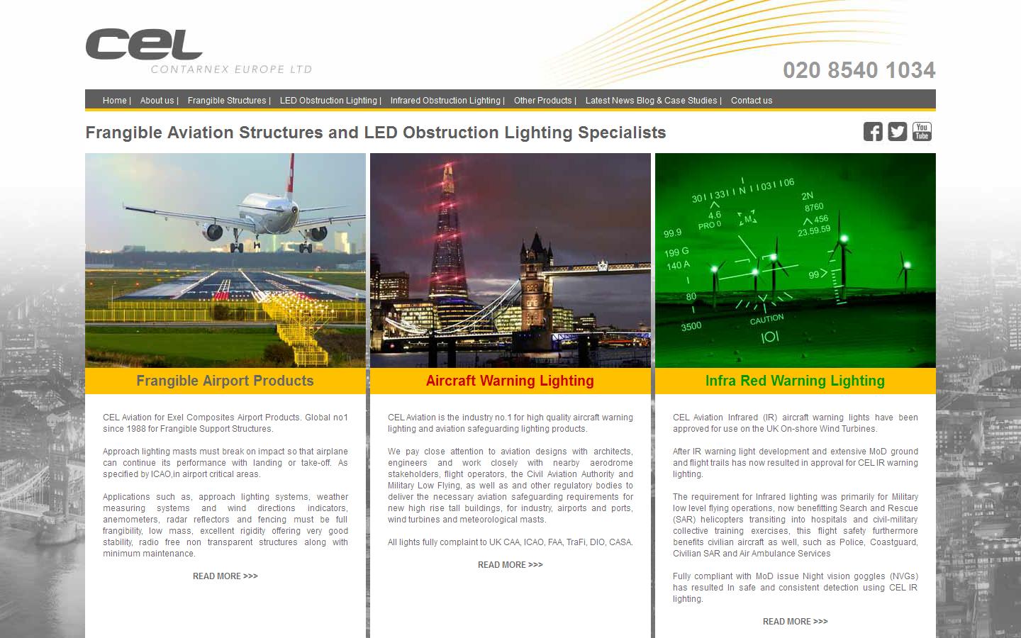 Contarnex Europe Ltd Website