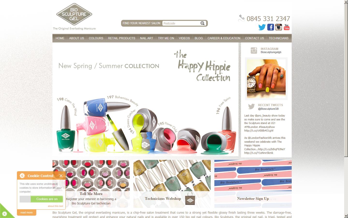 Bio Sculpture GB Ltd Website