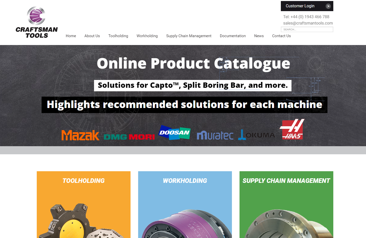 Craftsman Tools Ltd Website