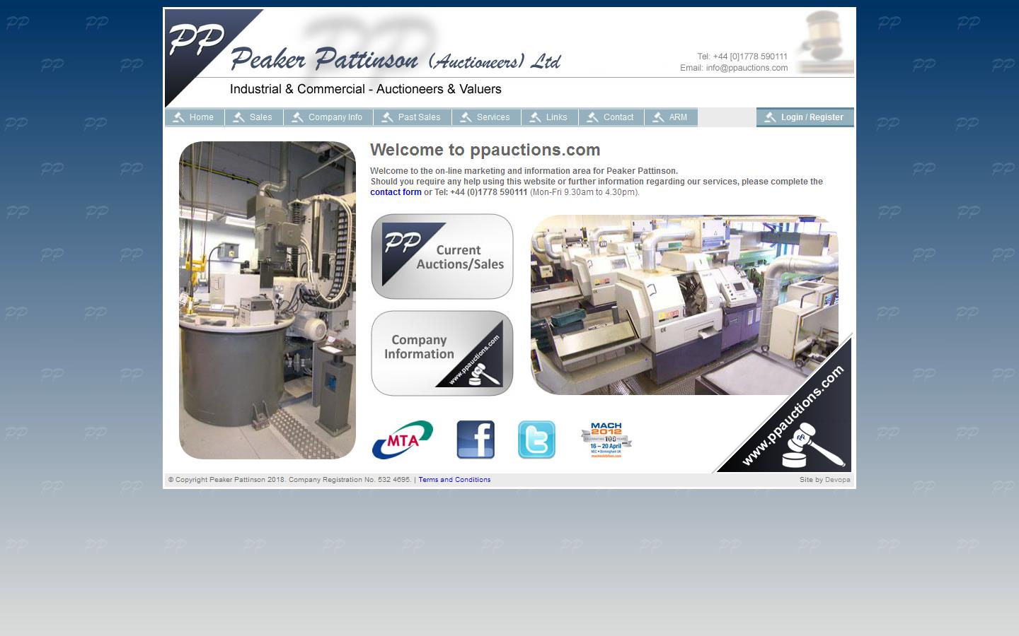 PEAKER PATTINSON (Auctioneers) Ltd Website