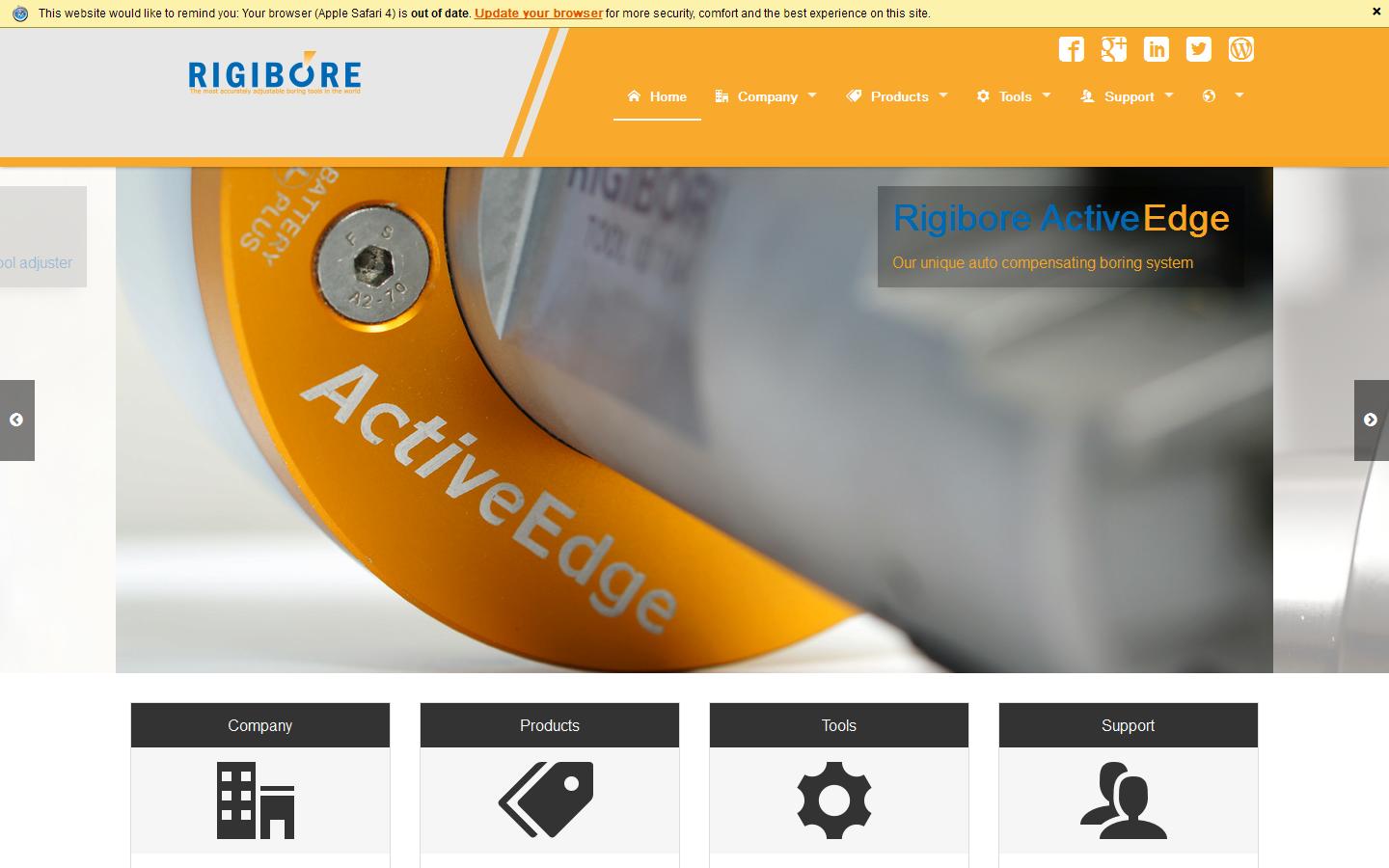 Rigibore Ltd Website