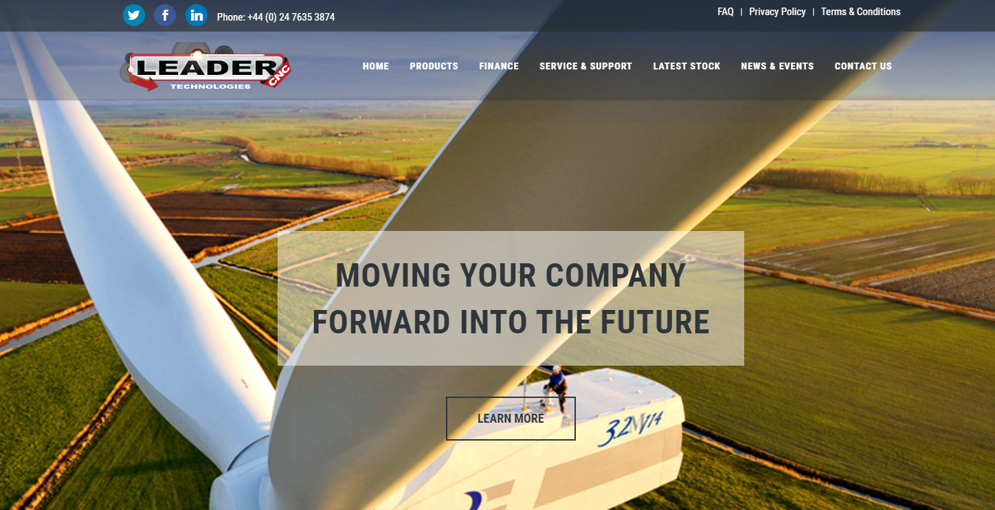 Leader CNC Technologies Ltd Website