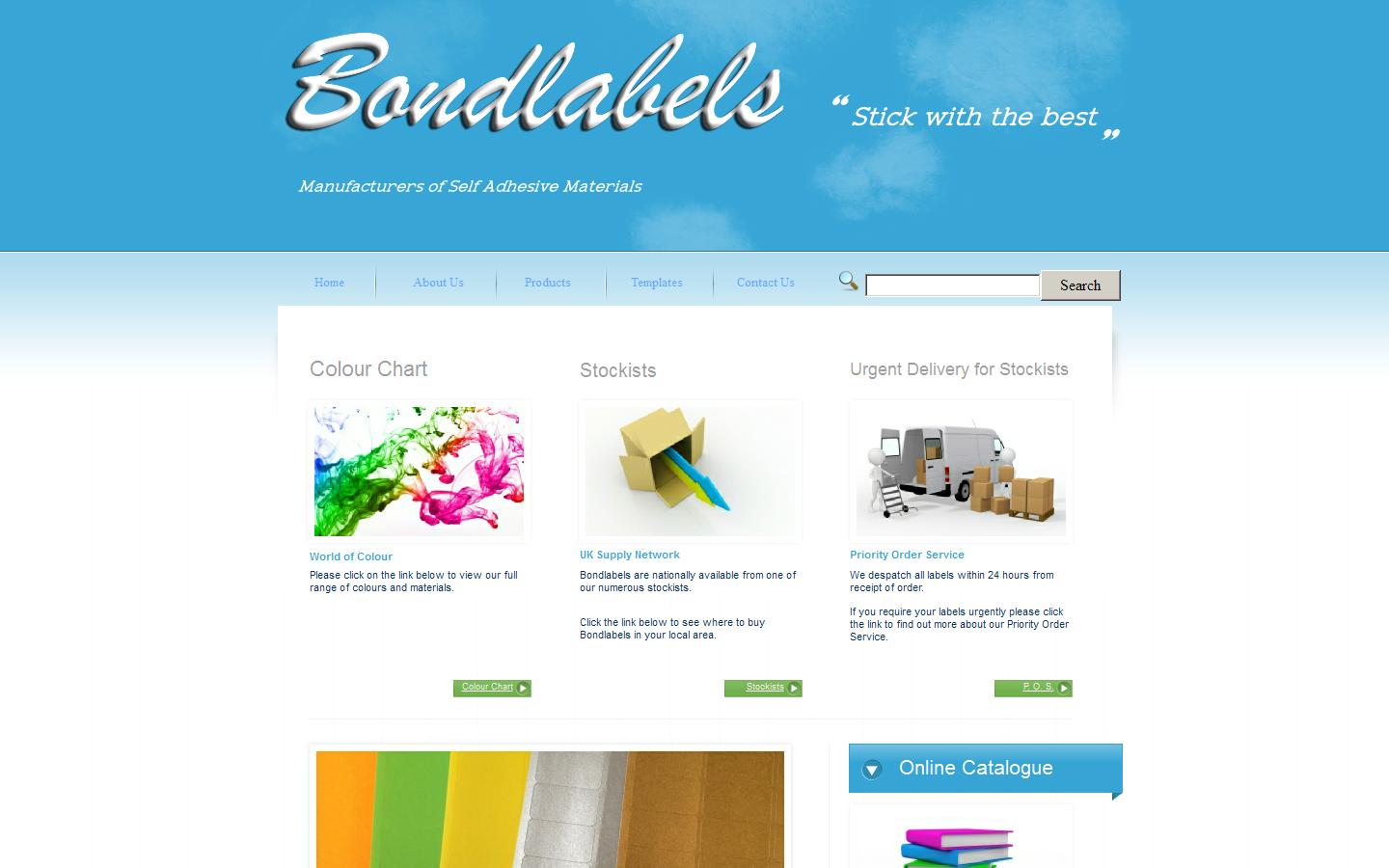 Bondlabels Ltd Website