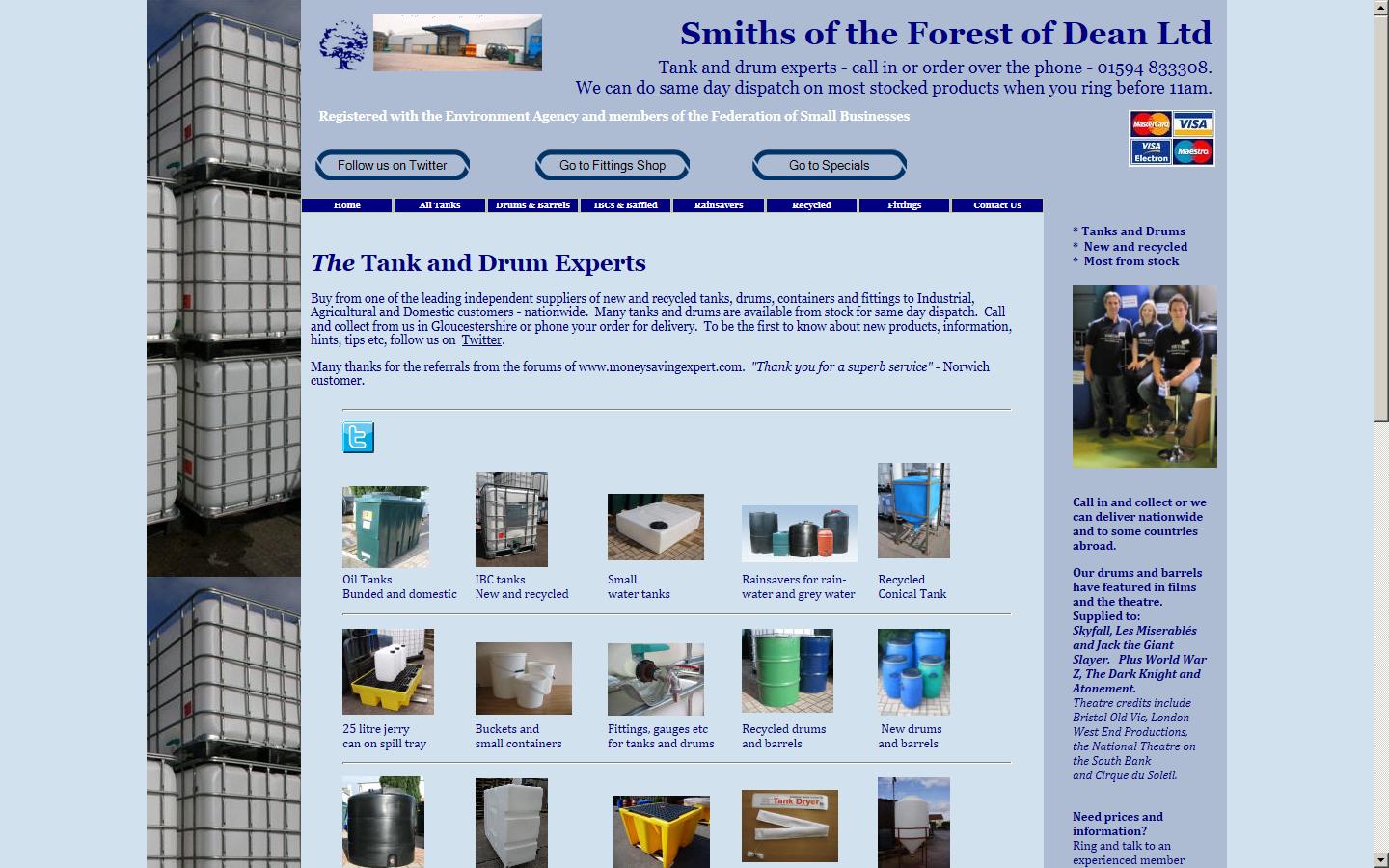 Smiths of the Forest of Dean Ltd Website