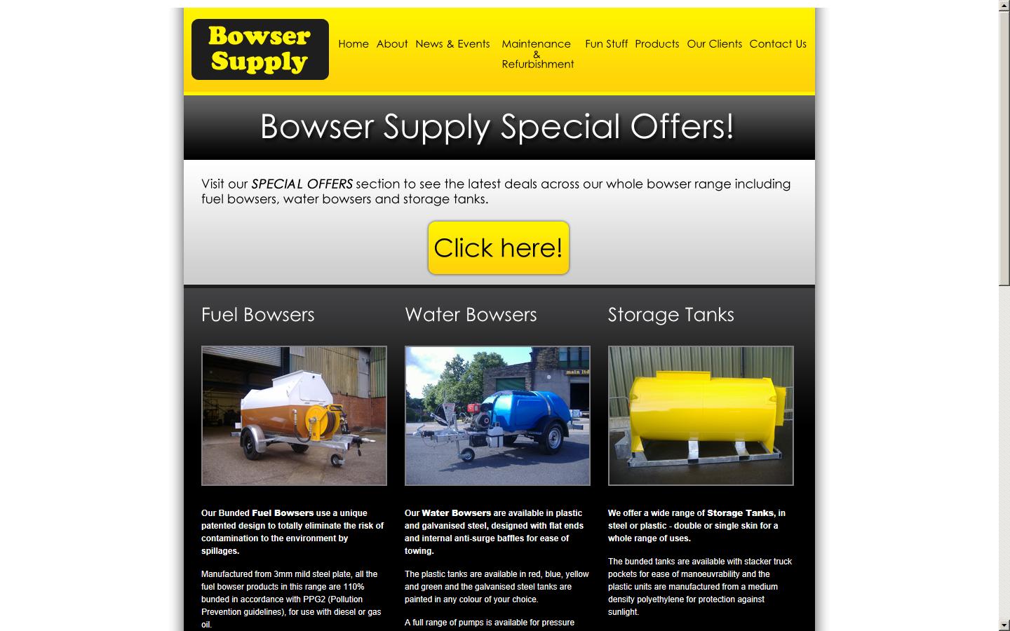 Bowser Supply Website