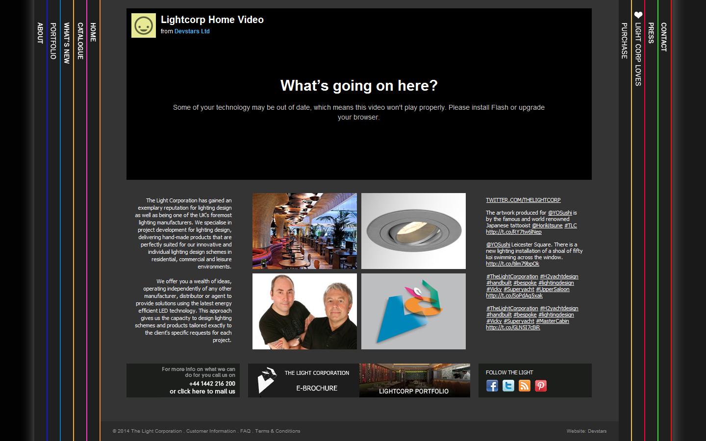 The Light Corporation Website