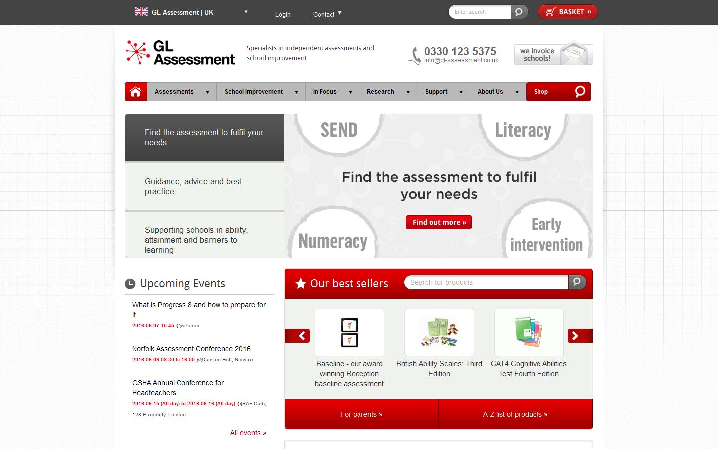 GL Assessment Website