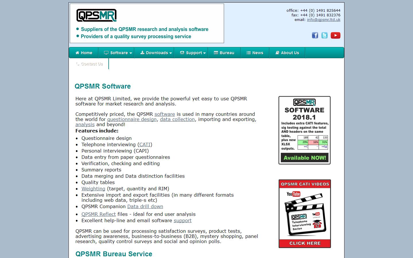 Q P S M R Ltd Website