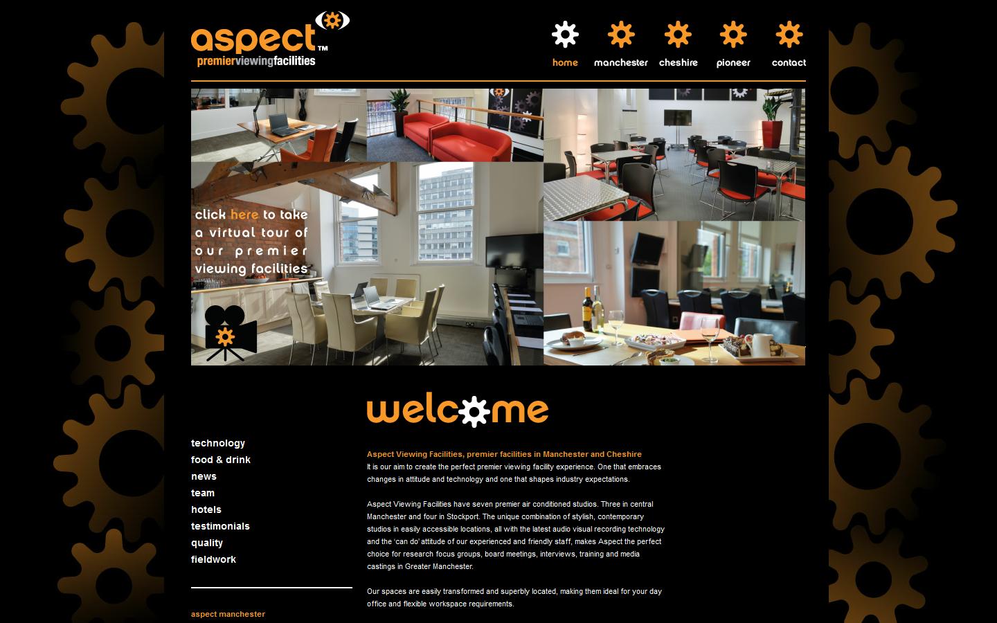 Aspect Market Research Viewing Facility Website
