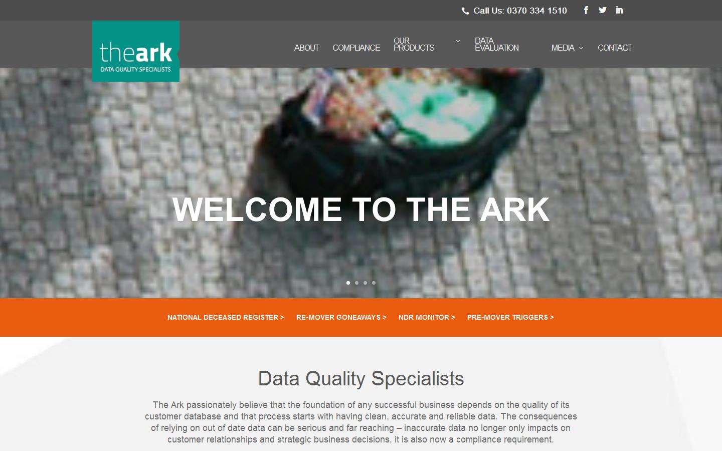 The Ark CM ltd Website
