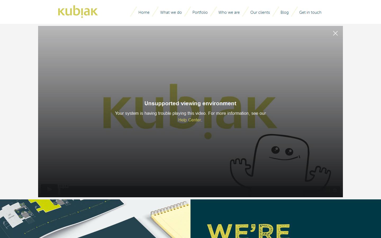 Kubiak Creative Website