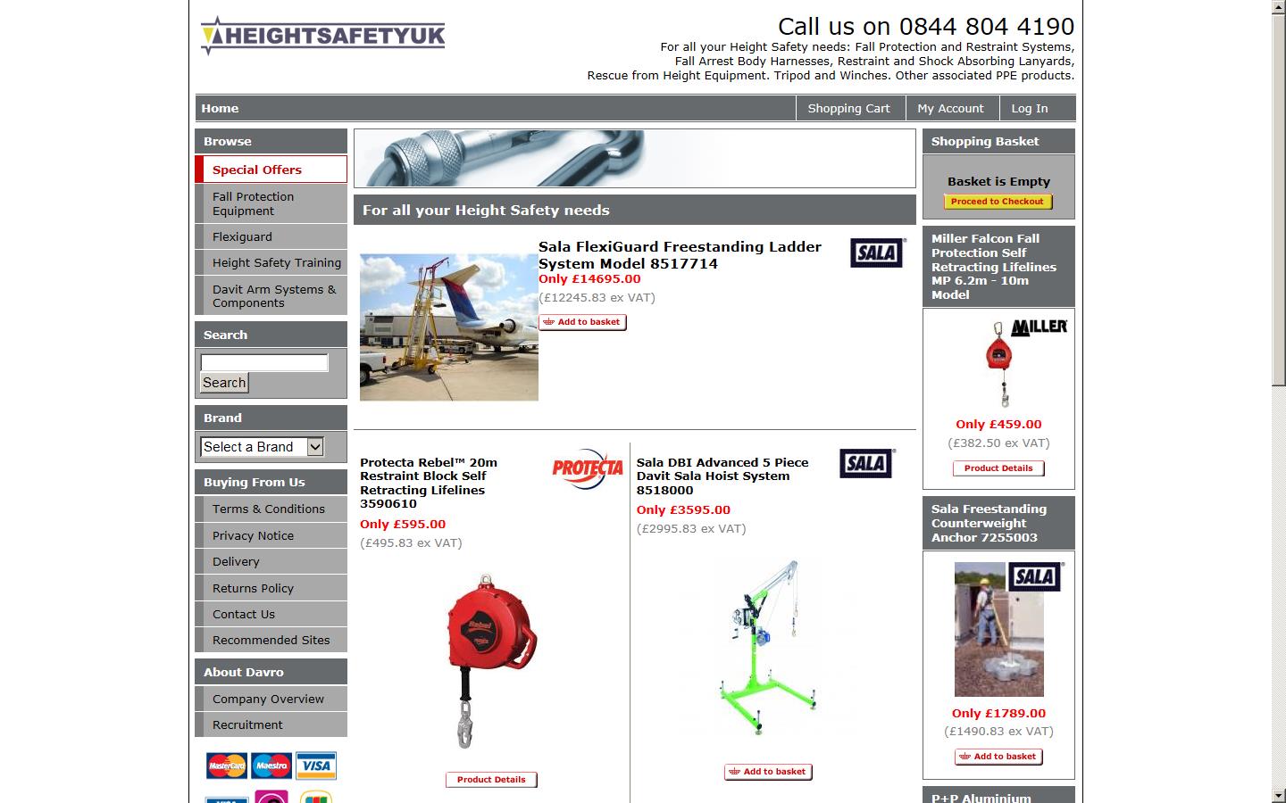 Heightsafety.uk.com Website