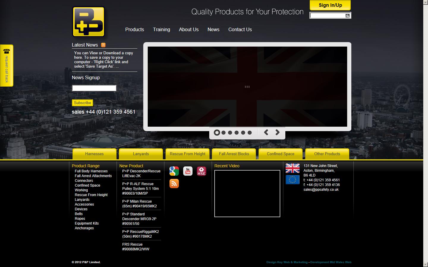 Pammenter & Petrie Ltd Website