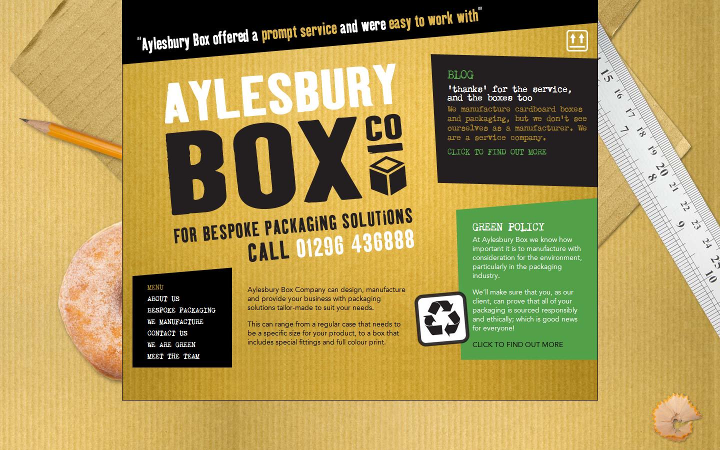 Aylesbury Box Company Website