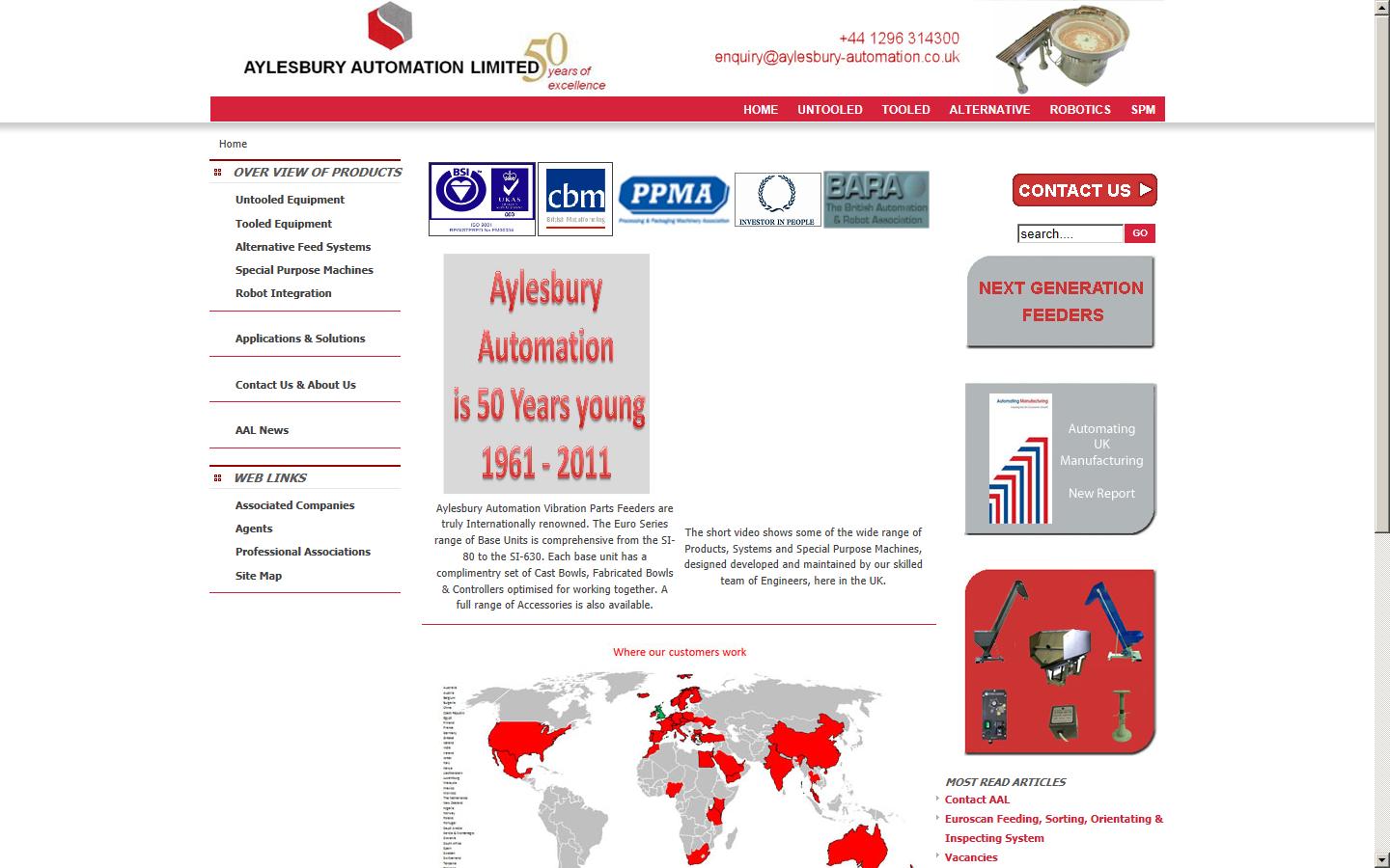 Aylesbury Automation Website