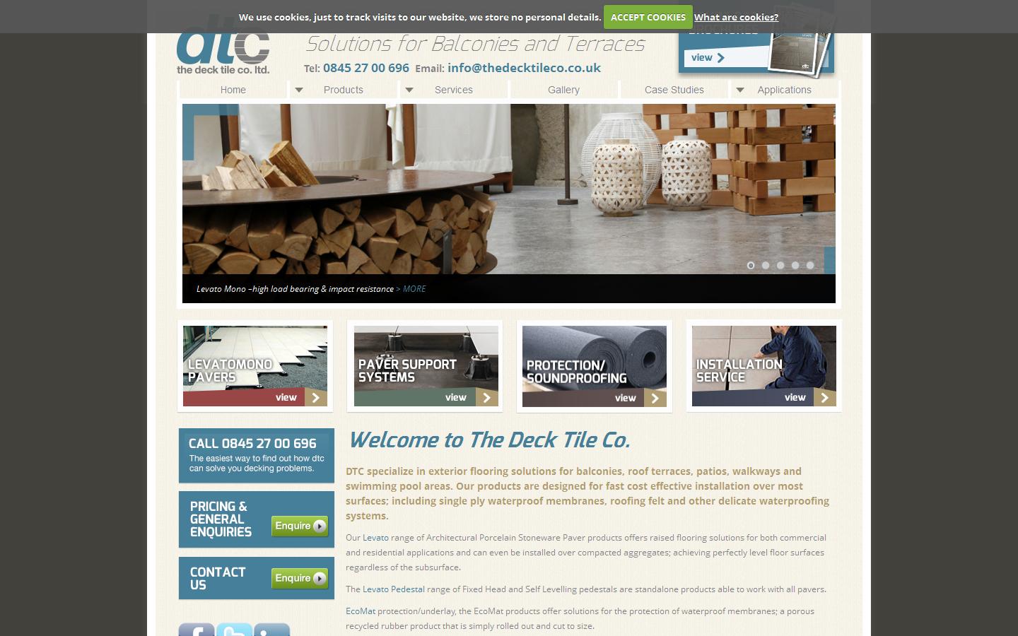The Deck Tile Co Website