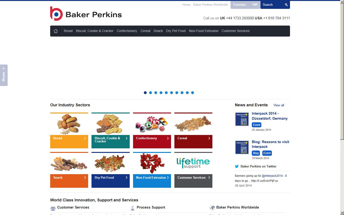 A P V Baker Website