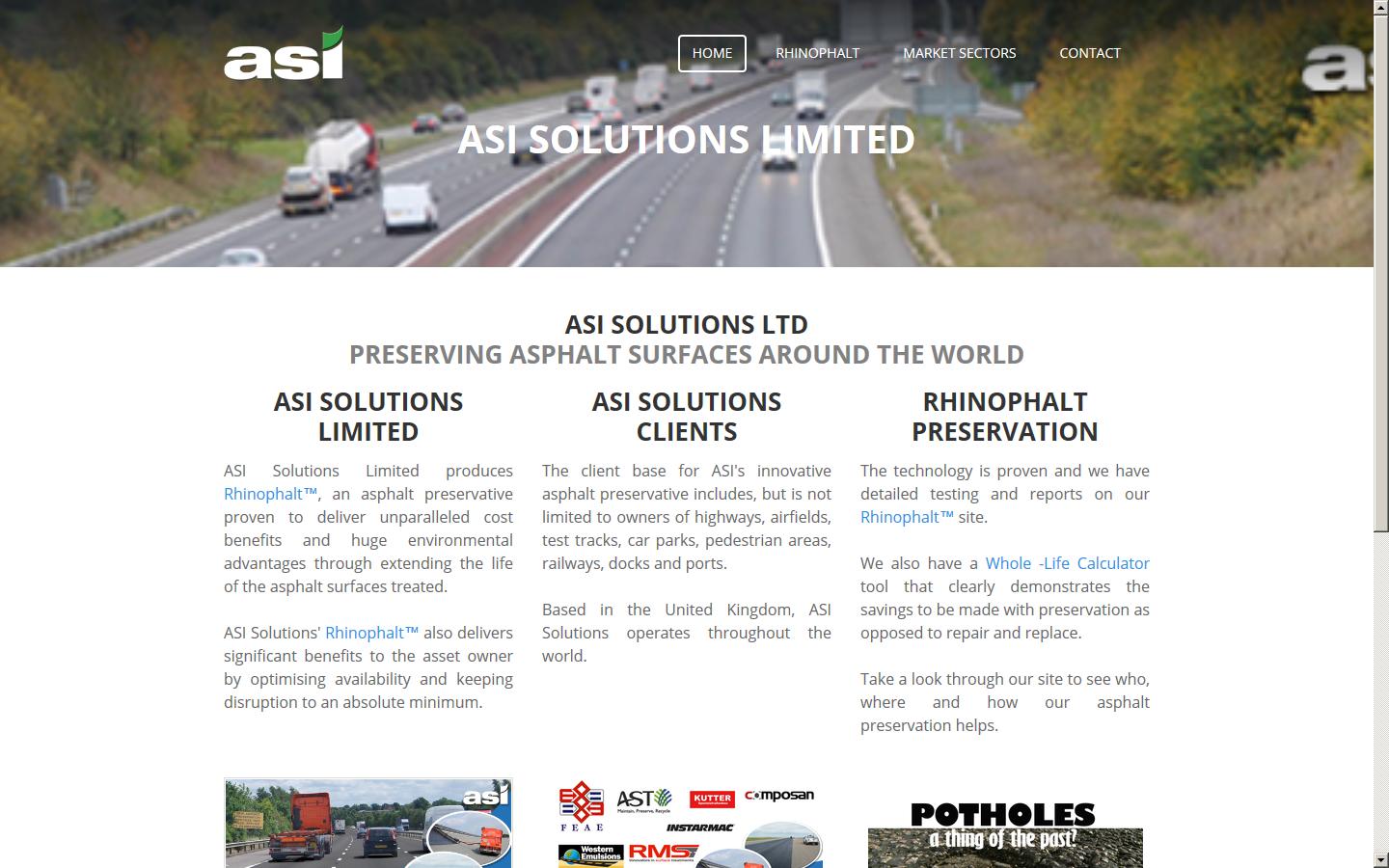 ASI Solutions plc Website