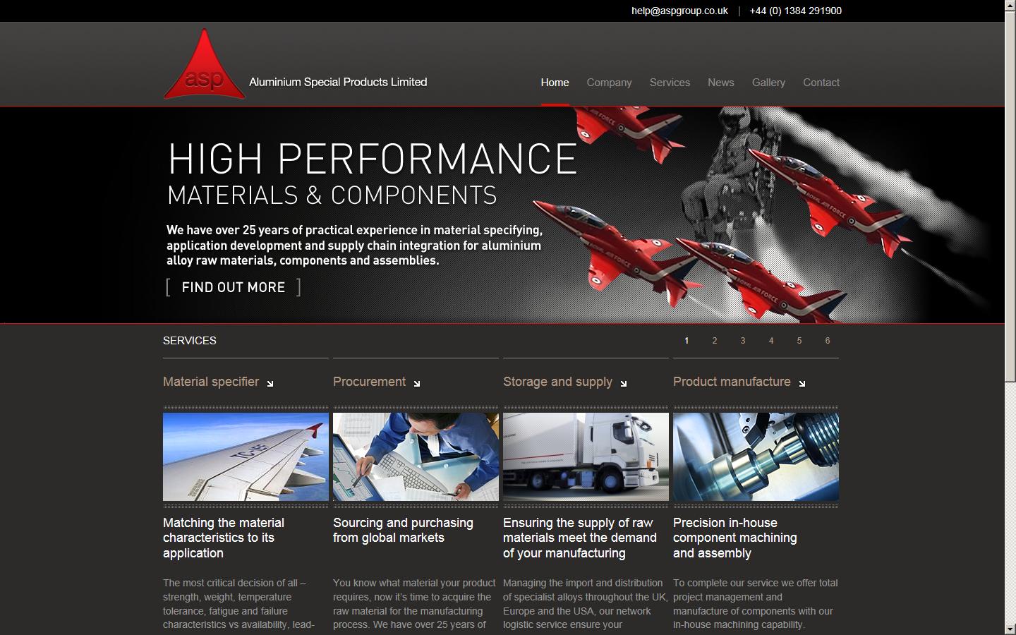 A S P International Ltd Website