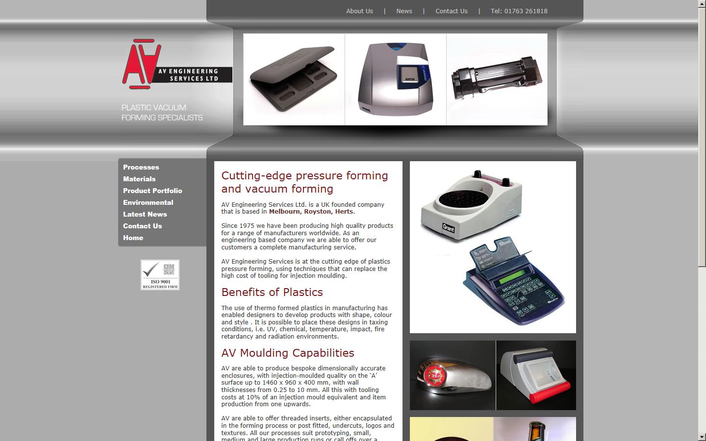 A V Engineering Website