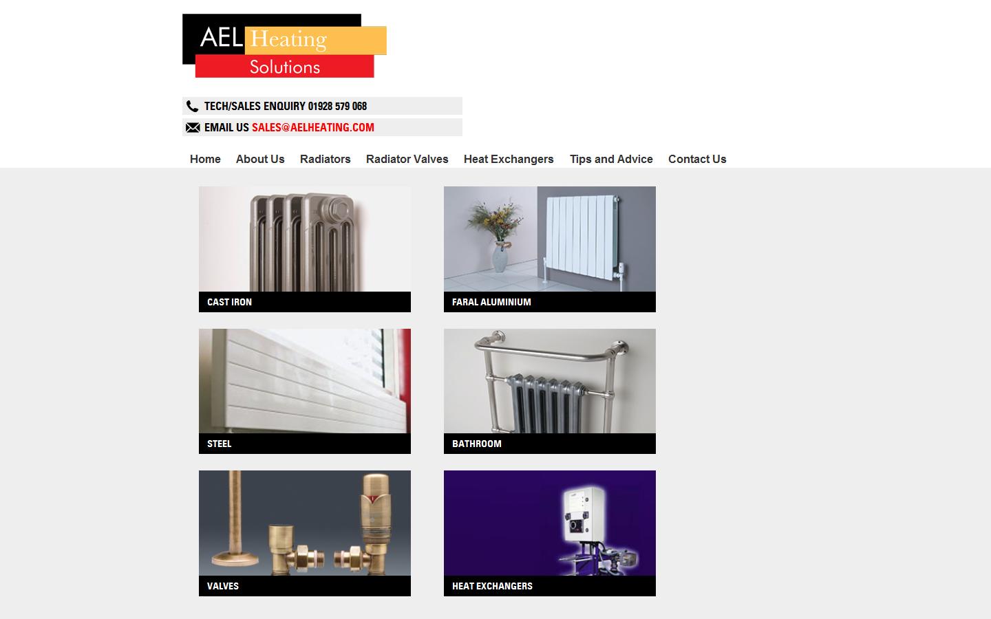 AEL Heating Solutions Website