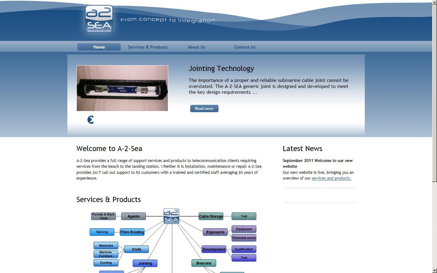 A-2-Sea Solutions Ltd  Website